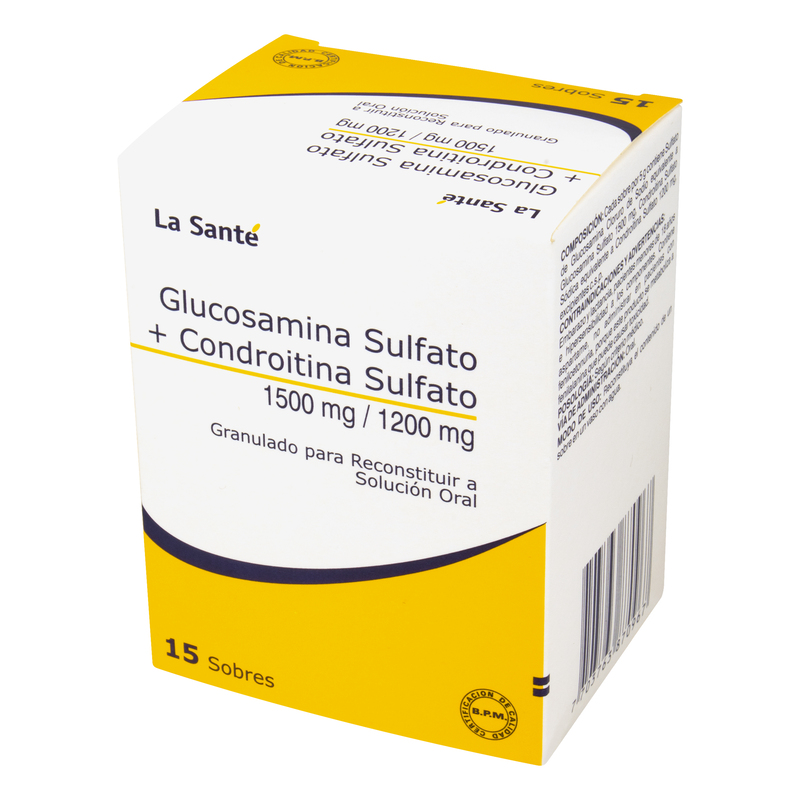 Glucosamina Sulfato Condrohitina 15 Sobres Ls