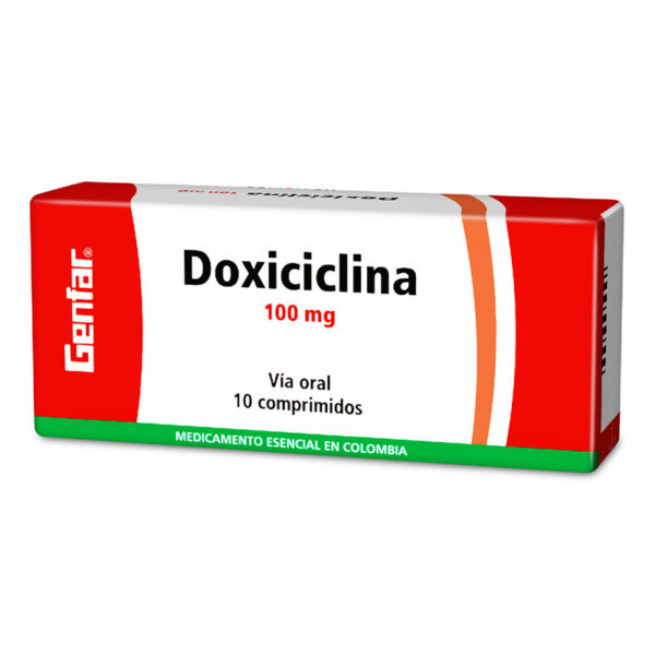 Doxiciclina 100 Mg 10 Tabletas Gf
