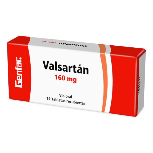 Valsartan 160 Mg 14 Tabletas Gf