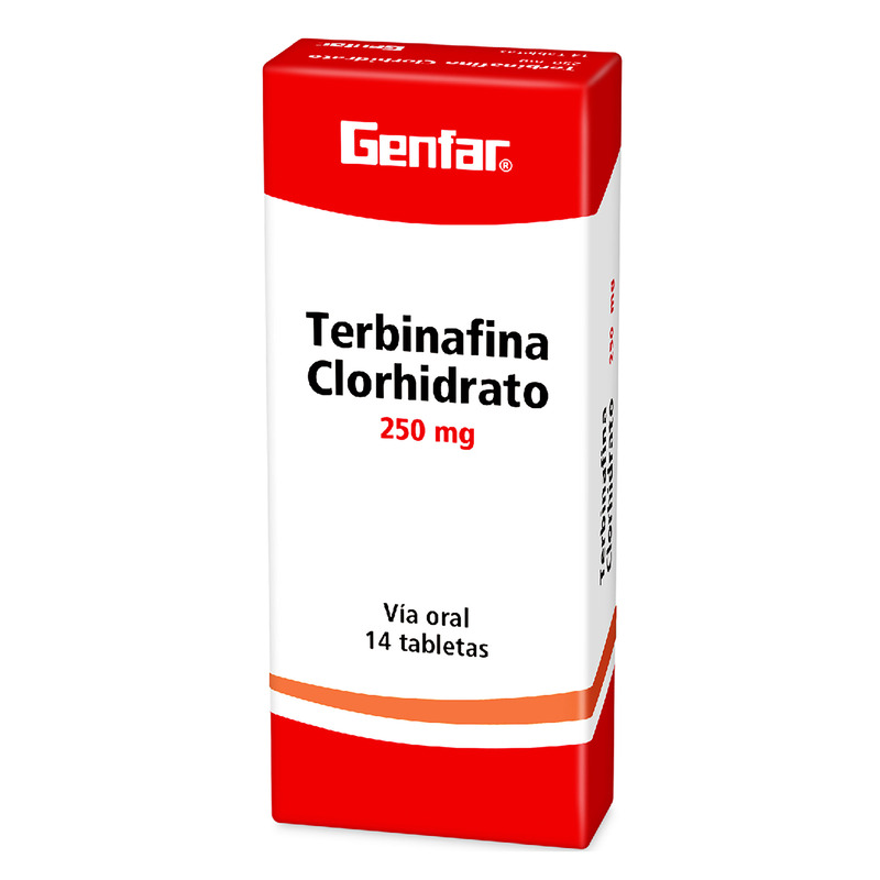 Terbinafina 250 Mg 14 Tabletas Gf