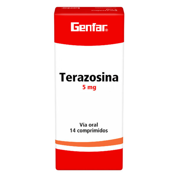 Terazosina 5 Mg 14 Tabletas Gf