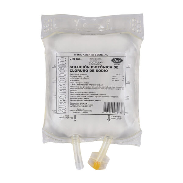 Suero Fisiologico Quibi Bolsa 250 Ml