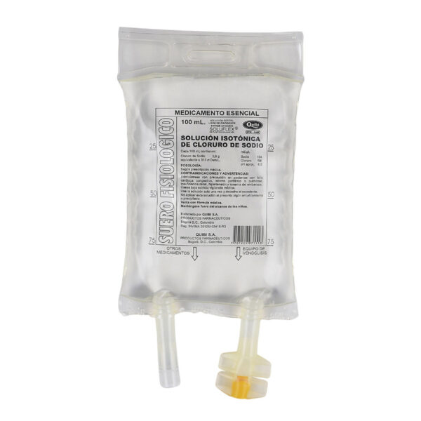 Suero Fisiologico Quibi Bolsa 100 Ml