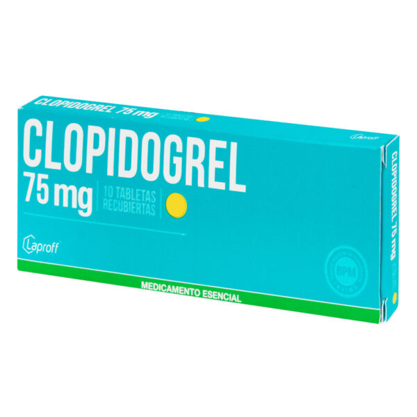 Clopidogrel 75 Mg 10 Tabletas Lp