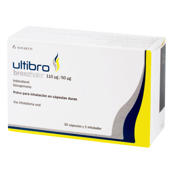 Ultibro Breezhaler 50mg 30 Capsulas