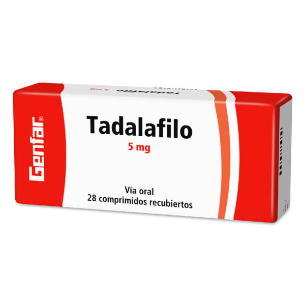 Tadalafilo 5 Mg 28 Comprimidos Gf