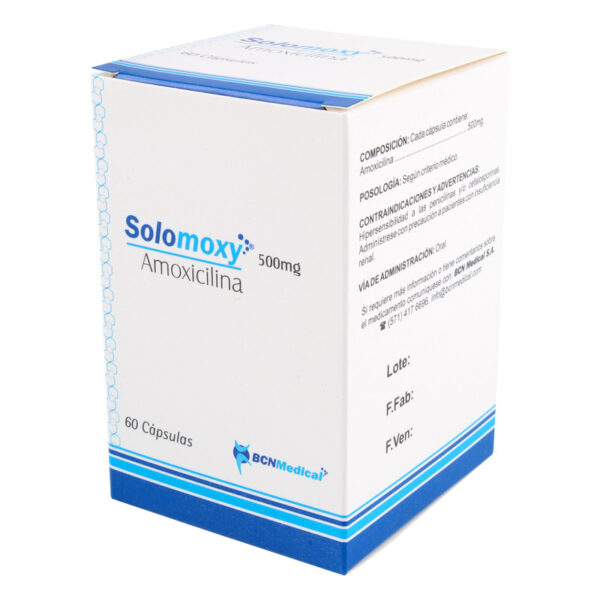 Solomoxy 500 Mg 60 Capsulas