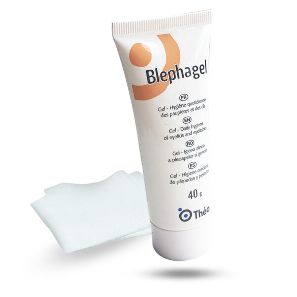 Blephagel Duo Gel Limpiador 40 Gr 100 Compresses Pads