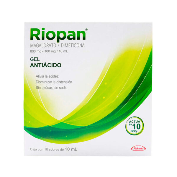 Riopan Gel 10 Ml 10 Sobres