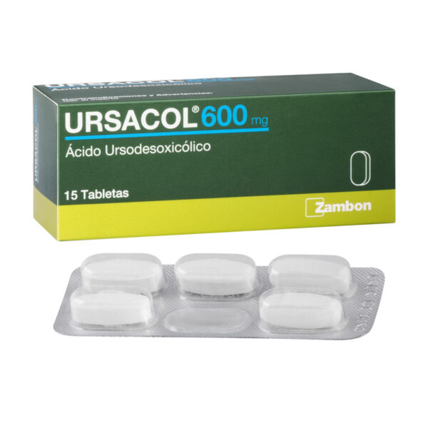 Ursacol 600 Mg 15 Tabletas