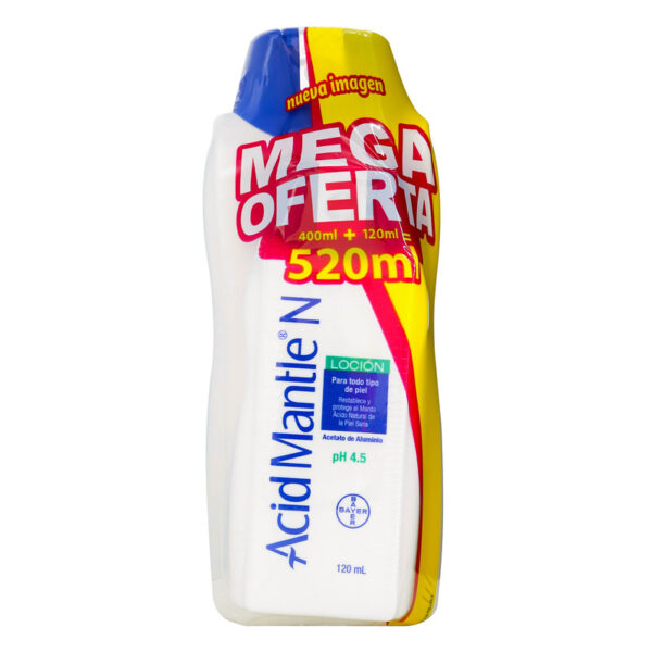 Acid Mantle N Locion 400 Ml + Acid Mantle 120 Ml Mega Oferta