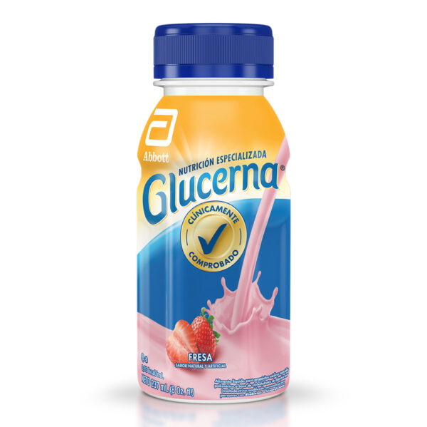 Glucerna Liquido Fresa Botella 237 Ml