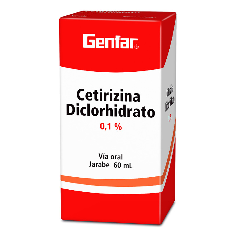 Cetirizina Jarabe 0.1% Kids 60 Ml Gf