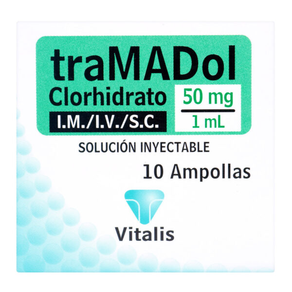 Tramadol 50mg/1ml 10 Ampollas Vt