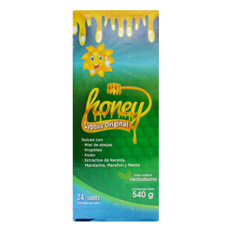 Honey Lyptus Hierbabuena 24 Sobres 540 Gr