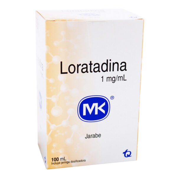 Loratadina 1mg/Ml Jarabe + Dos 100 Ml Mk