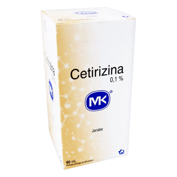 Cetirizina 0.1 Jarabe+Dos 60 Ml Mk