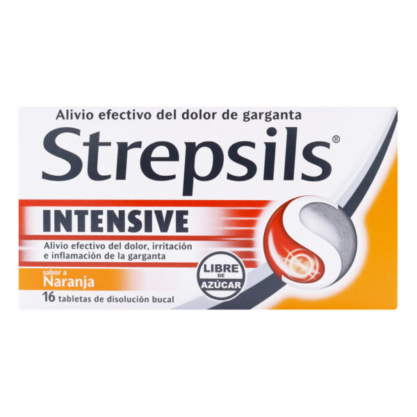 Strepsils Intensive Naranja Sin Azucar 16 Tabletas