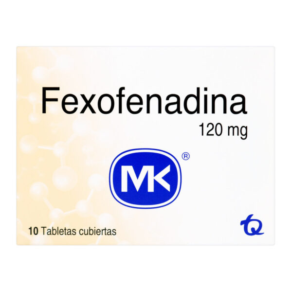 Fexofenadina 120 Mg 10 Tbs Mk