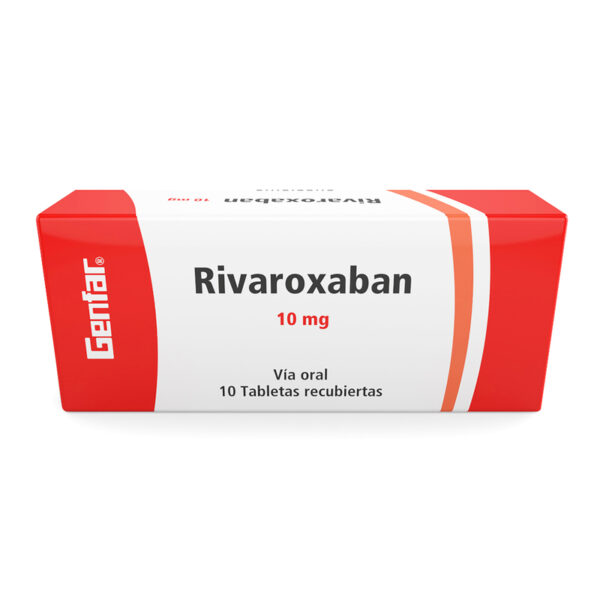 Rivaroxaban 10 Mg 10 Tabletas Gf