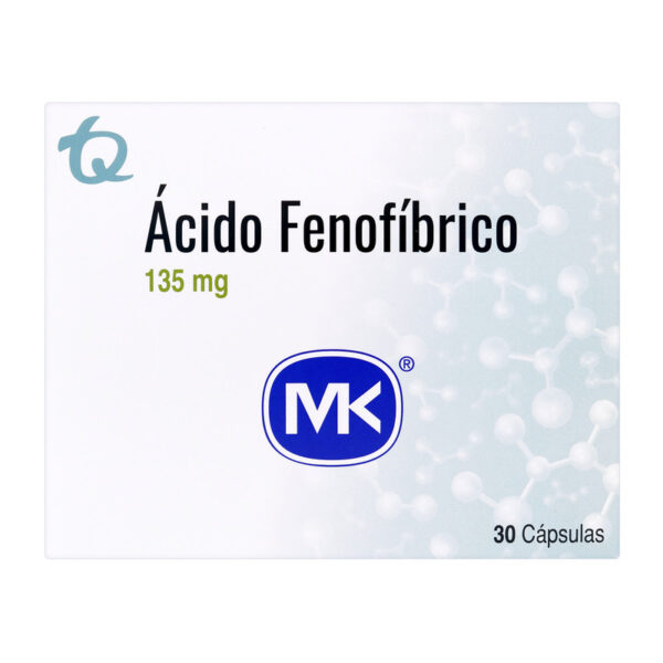 Acido Fenofibrico Mk 135mg 30 Capsulas