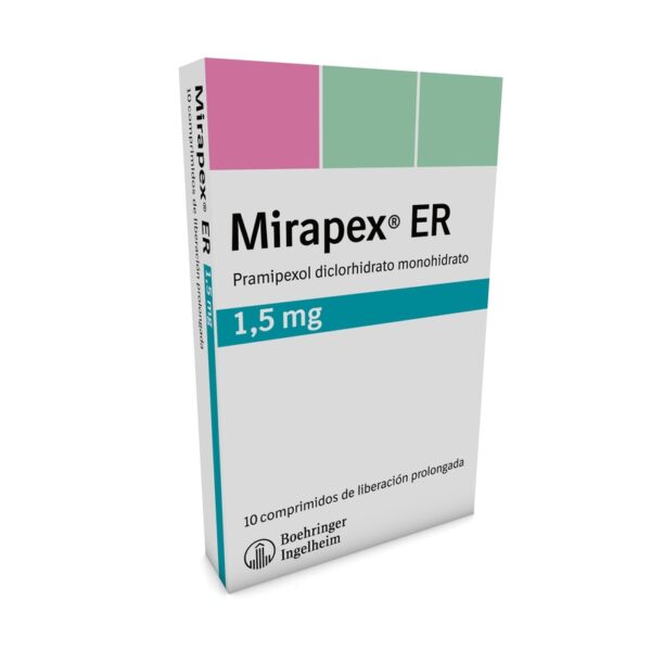 Mirapex Er 1.5 Mg 10 Tabletas