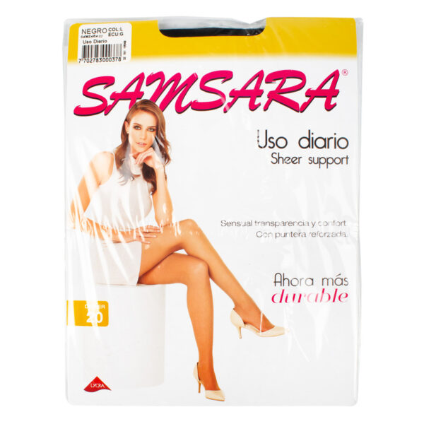 Medias Samsara Sheer Suppor L Negro