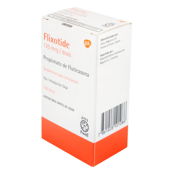 Flixotide Inhalador 125 Mcg 120 Dosis
