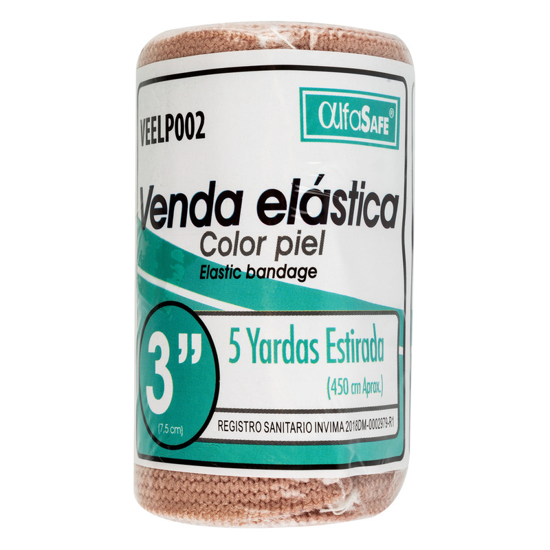 Venda Elastica Piel Alfa Safe 3×5