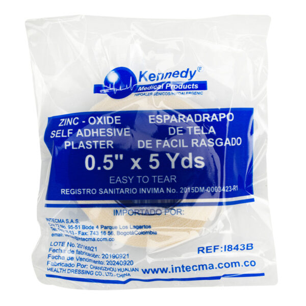 Esparadrapo Kennedy Blanco 1/2x5 Bolsa