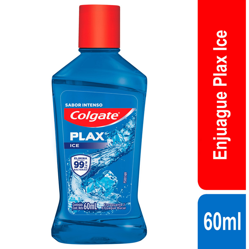 Enjuague Colgate Plax Ice 60 Ml