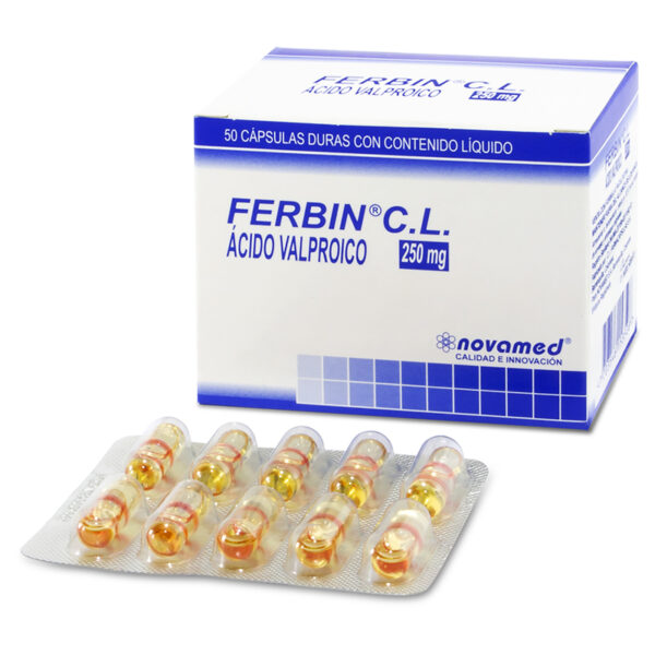 Ferbin 250 Mg 50 Capsulas