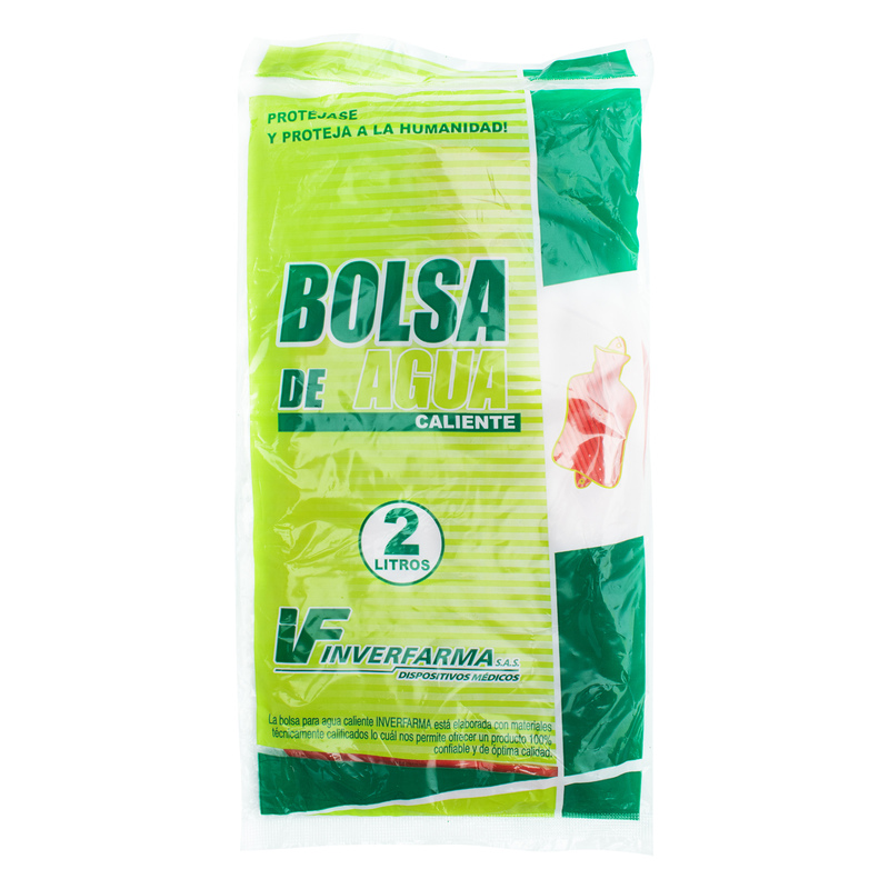 Bolsa Agua Caliente 2 Litros Sin Accesorios Inverfarma