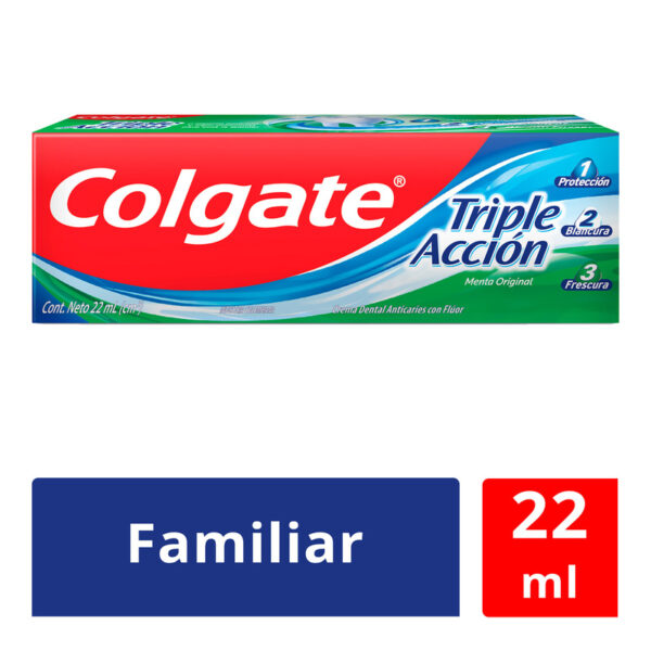 Crema Dental Colgate Triple Accion 22 Gr 12 Unidades