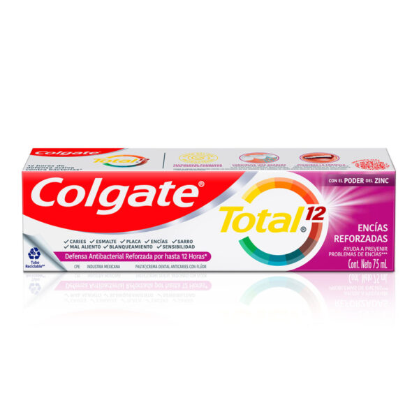 Crema Colgate Total 12 Encias Reforzadas 75 Ml