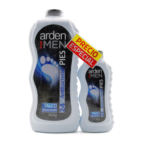 Talco Desodorante Pies Arden For Men 300 Gr + 85 Gr Precio Especial
