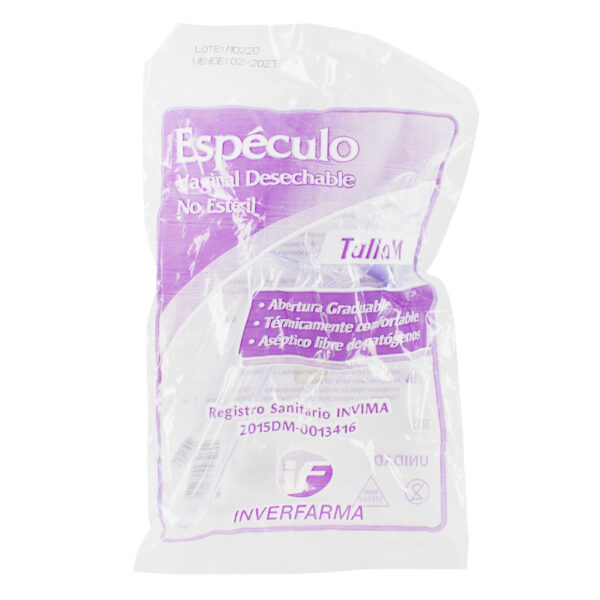Especulo Vaginal Desechable  Inverfarma