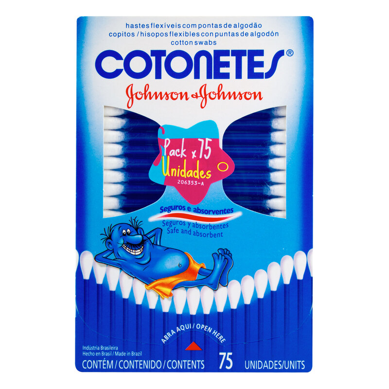 Copitos Cotonetes Johnson y Johnson 75 Unidades