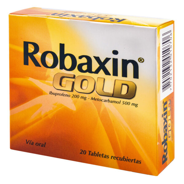 Robaxin Gold 500 Mg 20 Tabletas