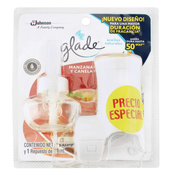 Ambientador Glade Manzana + Unidad Electrica Precio Especial
