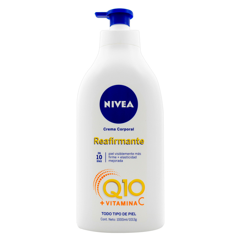 Crema Nivea Body Milk Q 10 Plus Reafirmante 1000 Ml