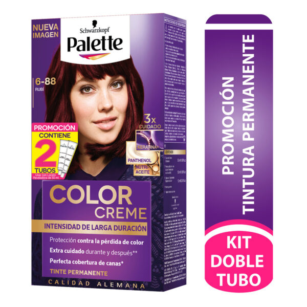 Palette Color Cre Kit 6-88 Rubio + Doble Tubo