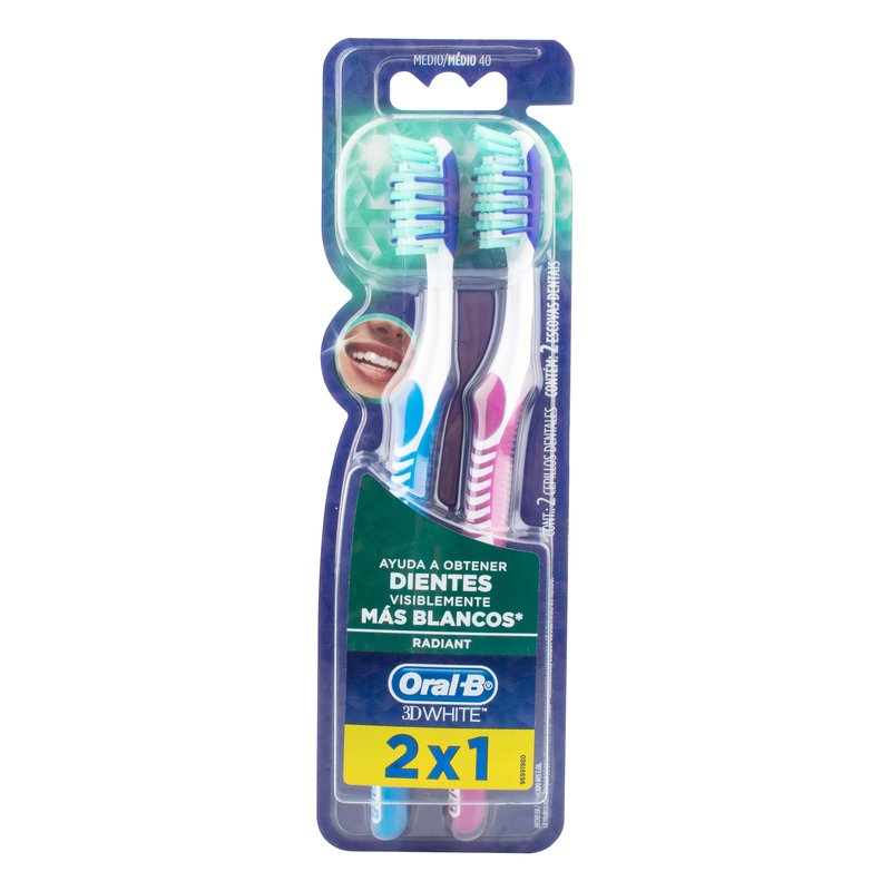 CEPILLO ORAL B ADVANTAGE 3 EN 1 40 MEDIO 2 X 1