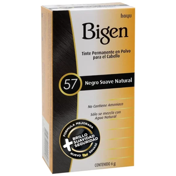 Bigen 57 Negro Suave Natural 6 Gr
