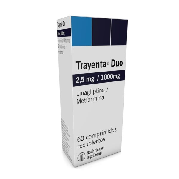 Trayenta Duo 2.5/1000 Mg 60 Tabletas