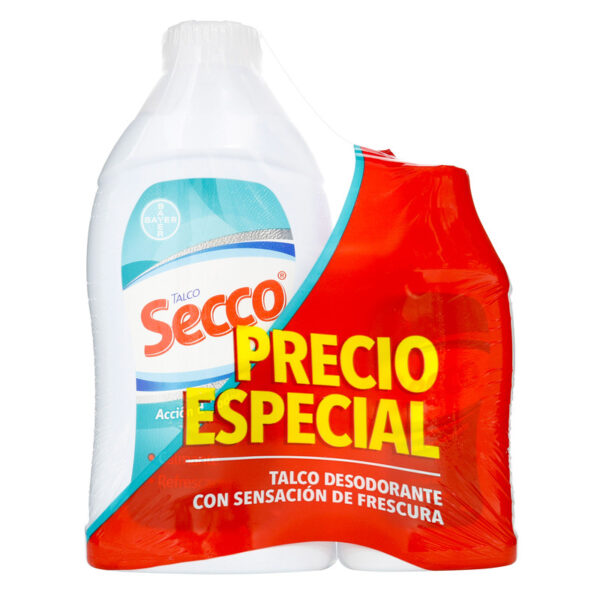 Talco Secco 150 Gr + 90 Gr Precio Especial