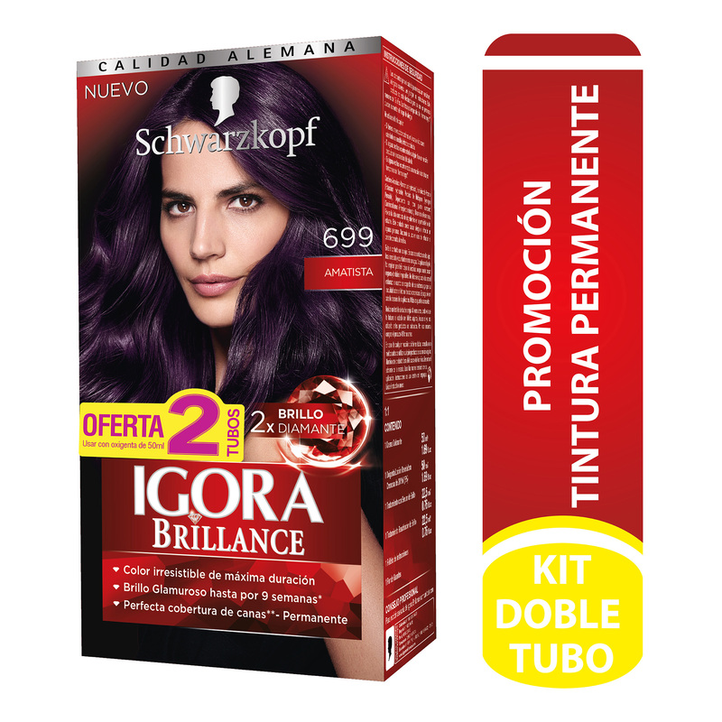 Igora Kit Brilla 699 Promocion 2 tubos Amatista