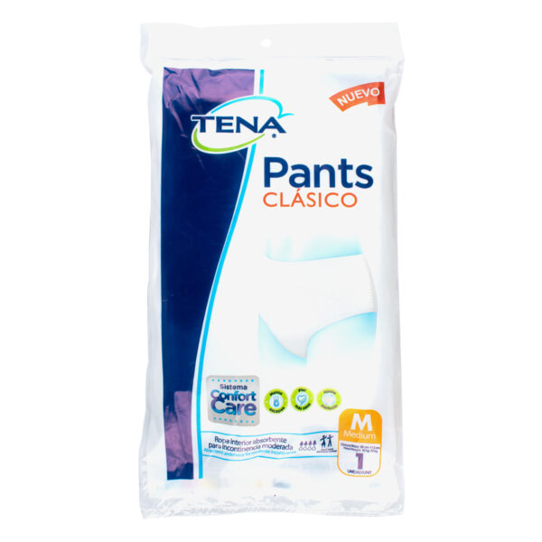 Pañal Tena Pants Clasico Medium 1 Unidad