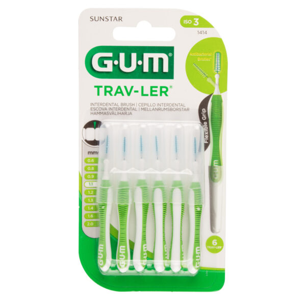 Cepillo Gum Interdental Proxabrush Fino Conico 6 Unidades