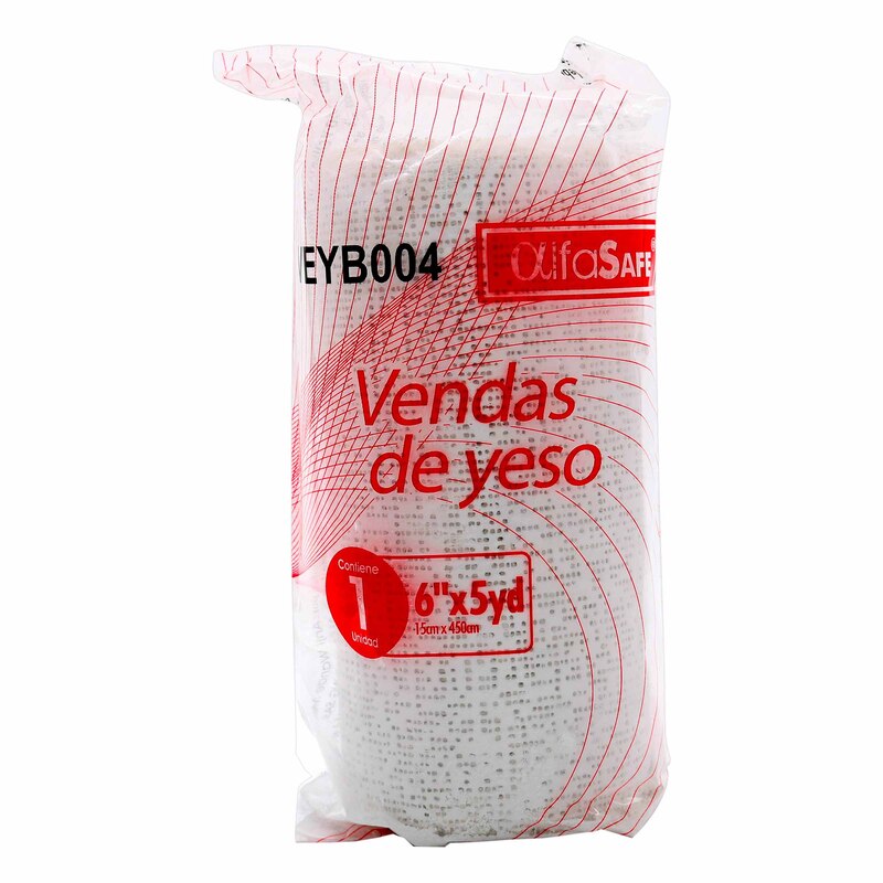 Vendas Yeso Blanca Alfasafe 6×5